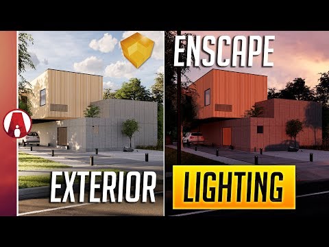 Видео: Советы по наружному освещению Enscape