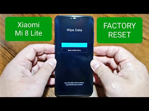 Видео: XIAOMI MI 8 LITE M1808D2TG factory reset / сброс до заводских настроек