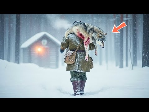 Видео: Русский ветеран нёс раненого волка сквозь метель…И то, что случилось у дверей приюта, потрясло всех!