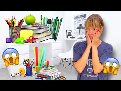 Видео: РАСХЛАМЛЕНИЕ * РАБОЧИЙ СТОЛ и канцелярия / Уборка в рабочем столе Что там нашла мама? \ НАША МАША