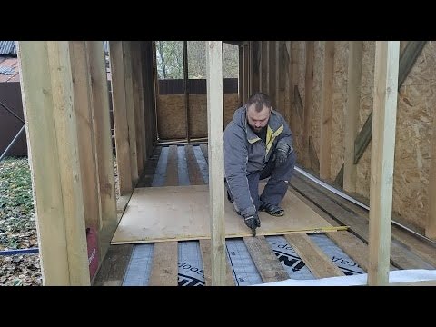 Видео: КАК СДЕЛАТЬ ПРОЧНЫЙ, НАДЕЖНЫЙ И БЮДЖЕТНЫЙ ПОЛ. ПИРОГ ПОЛА В КАРКАСНОЙ МАСТЕРСКОЙ.