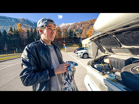 Видео: Наш автодом сломался в Альпах