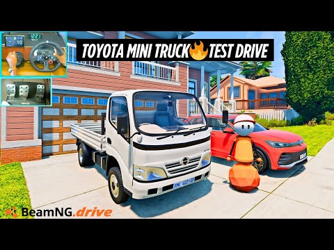 Видео: Тестирование Toyota Mini Truck BeamNG Mod | Реалистичное вождение небольшого пикапа с использован...