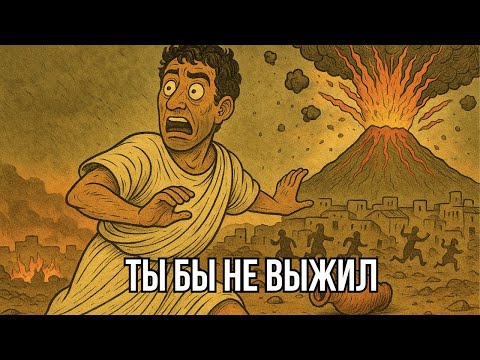 Видео: Почему Ты Бы Не Пережил Извержение Везувия В ПОМПЕЯХ...