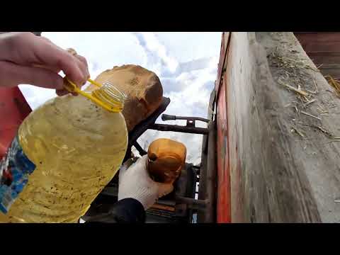 Видео: тест-драйв муравья с мотором от мотоблока по снегу