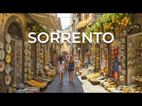 Видео: Прогулка по Сорренто, Италия 🇮🇹 | Самый Красивый Город на Амальфитанском Побережье [4K UHD]