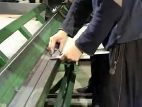 Видео: Листогиб ручной для отливов от производителя