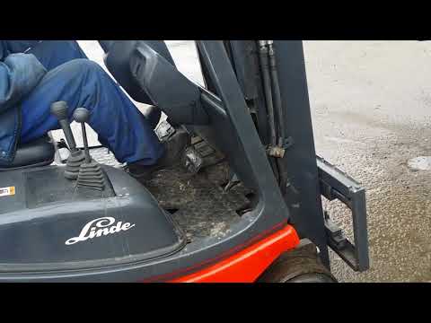 Видео: Линда движение вилочный погрузчик LINDE H16T
