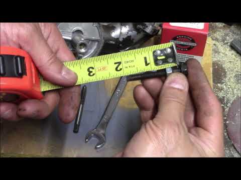 Видео: Замена игольчатого клапана и седла Briggs & Stratton