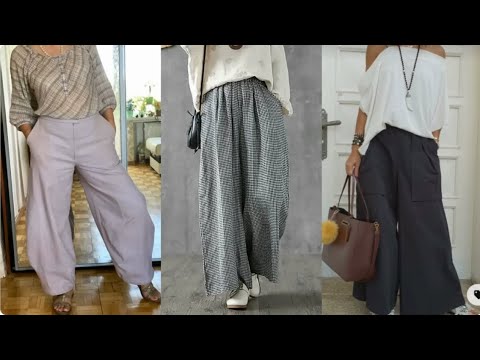 Видео: БРЮКИ БОХО ВЕСНА-ЛЕТО 2024 💖 СТИЛЬ И КОМФОРТ В АУТФИТАХ ДЛЯ ЖЕНЩИН 50+55+60+