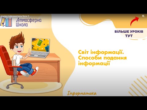 Видео: 4 клас Інформатика Урок 2