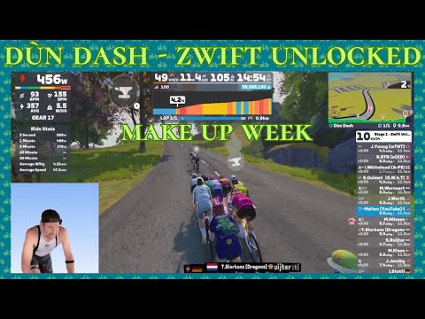 Видео: ПОБЕЖДЕНО мое предыдущее время и все еще потеряна позиция в Zwift Unlocked GC?!