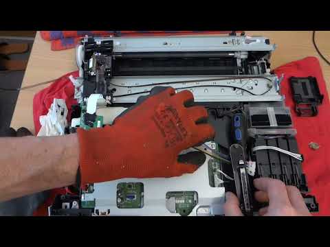 Видео: Ремон струйного принтера Brother-DCP150C (dcp-135c)