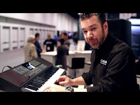 Видео: Клавиатуры серии Casio CT-X, демонстрация на выставке NAMM