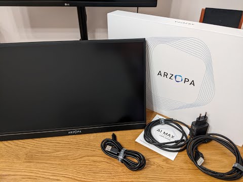 Видео: Обзор портативного монитора Arzopa A1 Max 17.3 дюйма