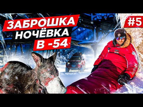 Видео: НОЧЁВКА В ЗАБРОШКЕ ЗИМОЙ В МОРОЗ -54. КАК КРОВОЖАДНЫЙ  СОБОЛЬ НАПАЛ НА КАБАРГУ. ЯКУТИЯ. Часть #5