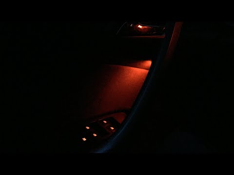 Видео: Подсветка ручек дверей(как в cosmo).Opel Astra j