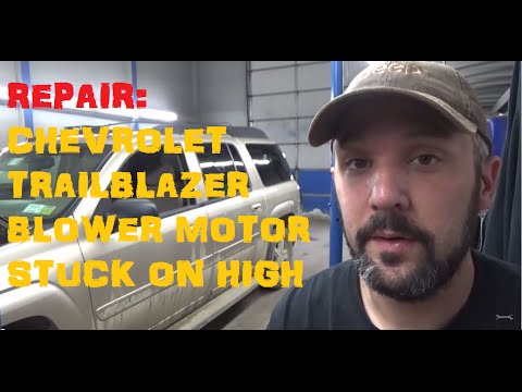 Видео: Двигатель вентилятора Chevy Trailblazer EXT не выключается