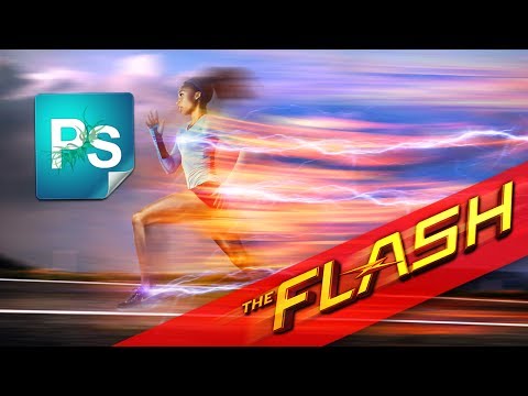 Видео: Эффект движения в Фотошопе. Флеш-эффект