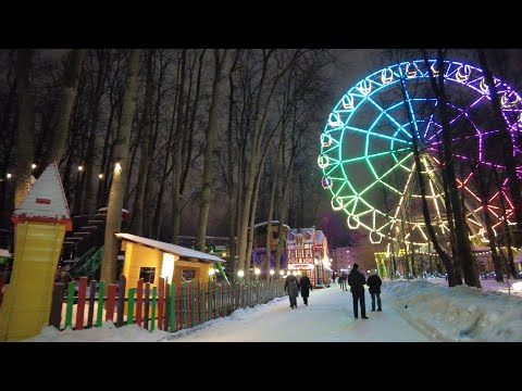 Видео: Парк Горького Пермь - сказка света