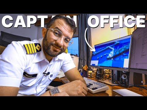 Видео: Подготовка рабочего стола капитана судна и экскурсия по офису