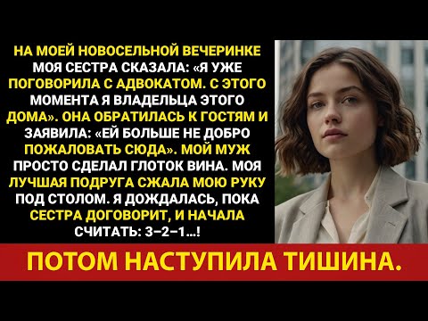 Видео: На семейном празднике моя сестра закричала: «Теперь я хозяйка этого дома… Убирайся!», поэтому я…