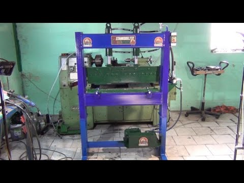 Видео: Самодельный  гидравлический  листогиб.