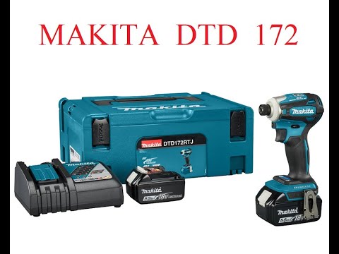 Видео: Винтоверт Makita DTD 172
