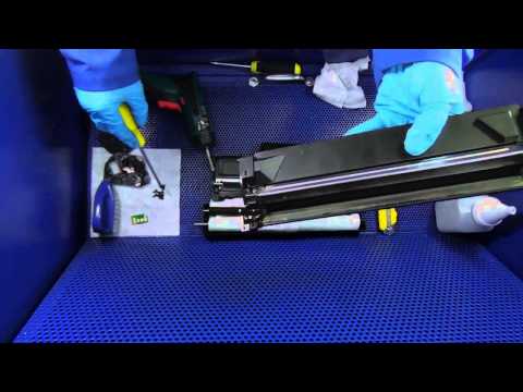 Видео: Инструкция по заправке картриджа MLT D104S для принтера Samsung SCX 3205