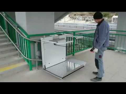 Видео: Наклонный подъемник для инвалидов