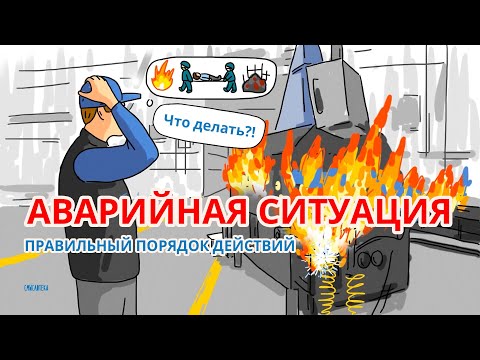 Видео: Порядок действий в аварийных ситуациях. ИНСТРУКЦИЯ ПО ТЕХНИКЕ БЕЗОПАСНОСТИ | Смыслотека