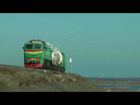 Видео: [БЧ] Тепловоз М62-1721 Семяноўка 14Д40