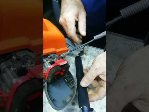 Видео: Замена стартера в бензотриммере  Олео Мак Спарта 25. Часть 1.