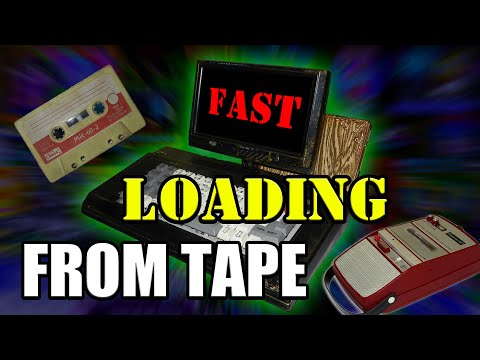 Видео: Быстрая загрузка игр с ленты для ZX Spectrum | Fast loading games from tape on ZX Spectrum