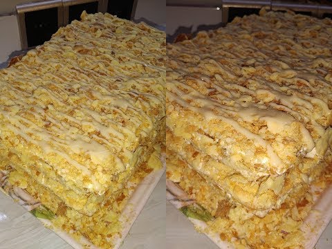Видео: ТОРТ НАПОЛЕОН//САМЫЙ ВКУСНЫЙ РЕЦЕПТ😋😋
