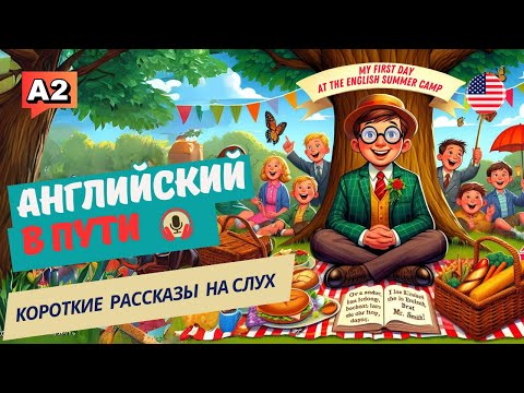 Видео: АНГЛИЙСКИЙ на слух НАЧНИ понимать и СЛЫШАТЬ / My First Day at the English Summer Camp.