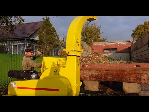 Видео: Измельчитель древесины KAVASTA/ Бизнес на колесах.