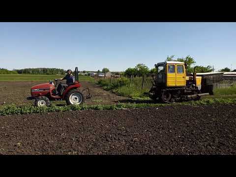 Видео: Трактор т 54. Легкий накат трактора т 54