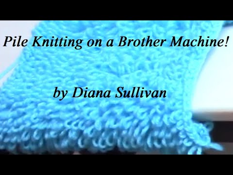 Видео: Вязание на спицах Brother Bulky от Дианы Салливан