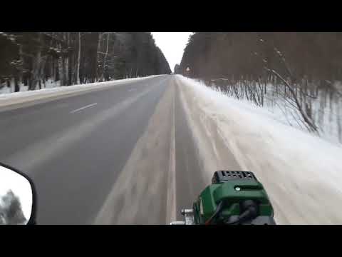 Видео: Еду в соседнее село (туда 8км)