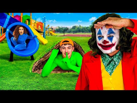 Видео: КАМУФЛЯЖНЫЕ ПРЯТКИ от ДЖОКЕРА на ВИЛЛЕ !