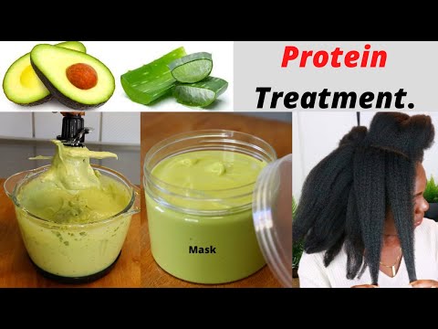 Видео: Интенсивное средство с алоэ вера и протеинами авокадо для экстремального роста волос.
