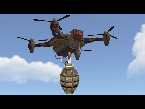 Видео: Rust - Зачистка ДРОНОМ Нефтянки, Карго, Бредли!