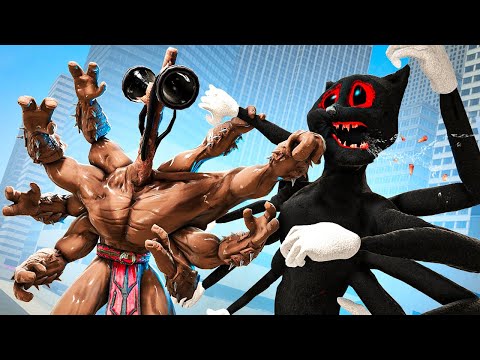 Видео: БОГ СИРЕНОГОЛОВЫЙ ПРОТИВ БОГА МУЛЬТЯШНОГО КОТА В ГАРРИС МОД! SIREN HEAD VS CARTOON CAT В Garry`s Mod