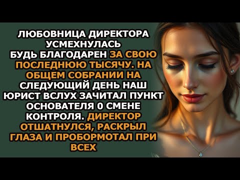 Видео: 'Меня уволили  Но я включил пункт основателя  Шах и мат компании