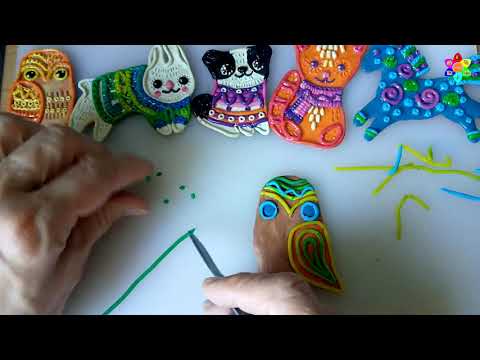 Видео: Занятие для группы 3.1. по теме "Лепка сувенира". Часть 2. Клименко. О.А.