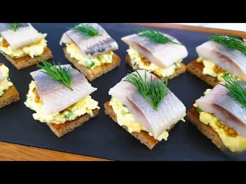 Видео: ЗАКУСКА ИЗ СЕЛЁДКИ!ВКУСЕЕ ЧЁРНОЙ ИКРЫ! ЗА ПАРУМИНУТ!