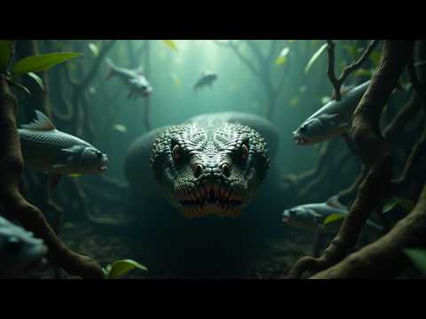 Видео: Пираньи Разорвали Гигантскую Змею! Жесть На Камеру!