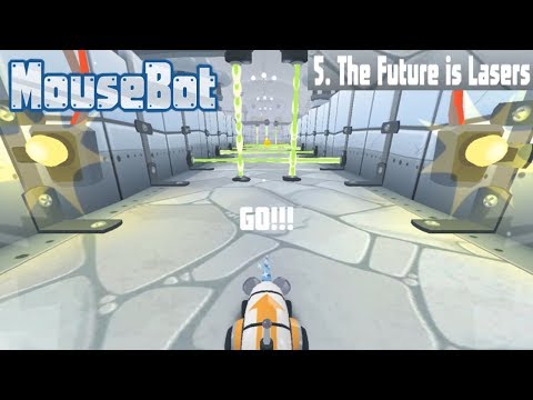 Видео: MouseBot Побег Мышки Робота из Лаборатории #5 Будущее за Лазерами