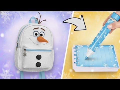 Видео: ❄️🎒 Волшебные школьные принадлежности Эльзы! ✨ Мини-рюкзак, пенал и снежные аксессуары!